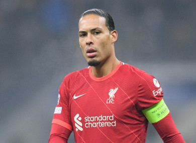 Virgil van Dijk (file pic).