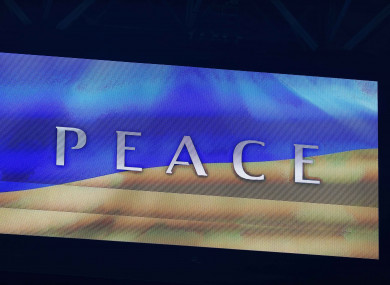 Fans will be encouraged to join in a moment of reflection and solidarity before kick-off.