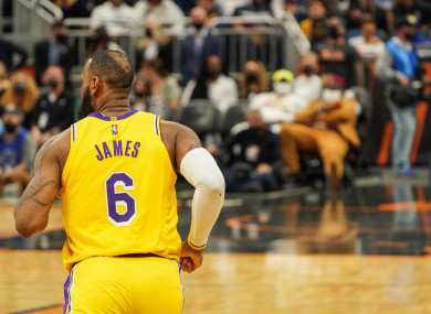 Lebron James (file pic).