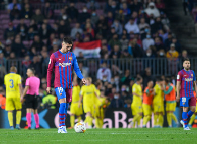 Ferran Torres of FC Barcelona during the Liga match.