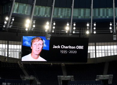 A tribute to the late Jack Charlton.