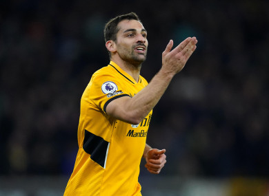 Wolverhampton Wanderers' Jonny Castro Otto (file pic).