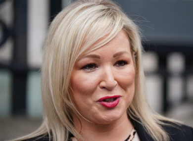 Sinn Féin Vice President Michelle O'Neill