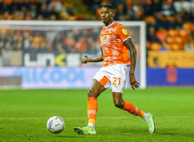 Blackpool defender Marvin Ekpiteta.