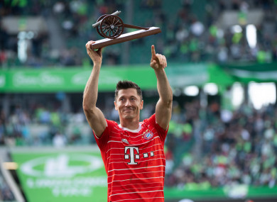 Lewandowski has been linked to Barca.