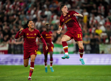 Nicolo Zaniolo was the goal-scoring hero.
