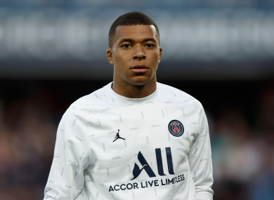 Kylian Mbappe (file pic).