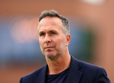 Former England captain Michael Vaughan (file pic).