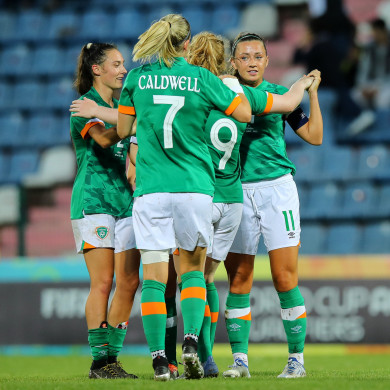 Katie McCabe scored a hat-trick.