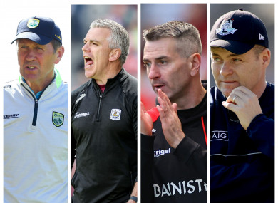 O'Connor, Joyce, Gallagher and Farrell are the last four managers involved.