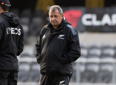 All Blacks head coach Ian Foster.