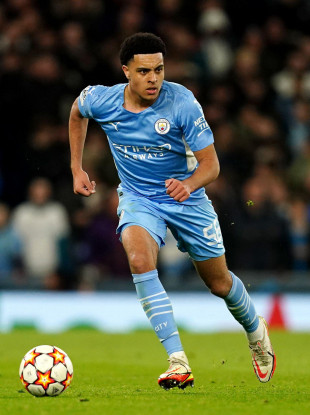 Manchester City's CJ Egan-Riley during a Uefa Champions League round of 16 second leg match (file pic).