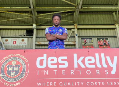 Signed, sealed, delivered: Jonathan Afolabi.