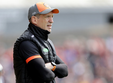 Going again: Kieran McGeeney.