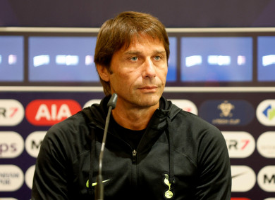 Tottenham Hotspur manager Antonio Conte (file pic).