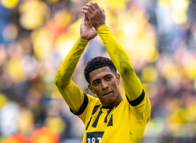 Dortmund's Jude Bellingham (file pic).