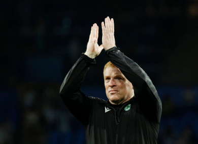 Neil Lennon (file pic).