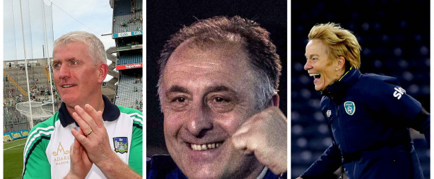 John Kiely, Zaur Antia and Vera Pauw have all been nominated.