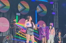 Natasha O'Brien calls for hate crime laws while speaking at Dublin's Pride festival