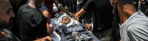 Israel killing journalists and first responders at Gaza hospital condemned as 'double tap' strike