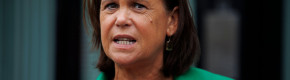 Gardaí called as Mary Lou McDonald and canvassers threatened on Dublin street