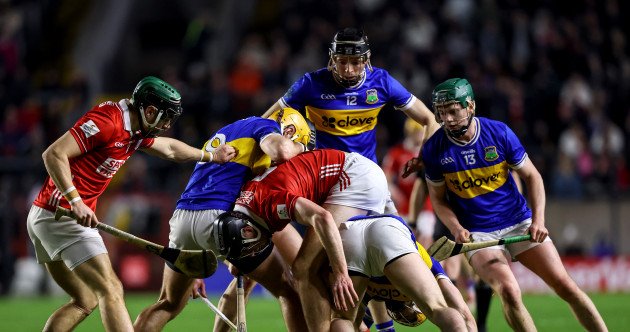 Two red cards shown as Cork hold off Tipperary to claim home league win