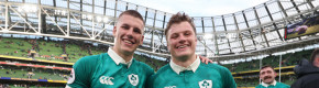 Cian Prendergast starts for Ireland alongside his brother Sam