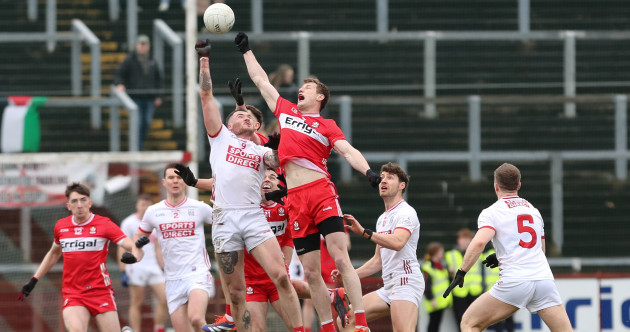 Kickouts key as dominant Derry inflict major damage on Cork's promotion bid
