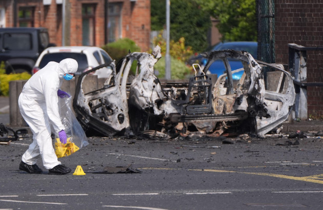 Man arrested over Belfast car bomb as New IRA claim responsibility in statement to newspaper