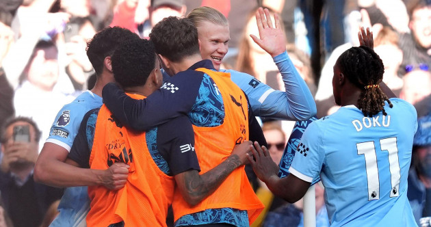 Manchester City beat leaders Arsenal 2-1 in pivotal Premier League title clash