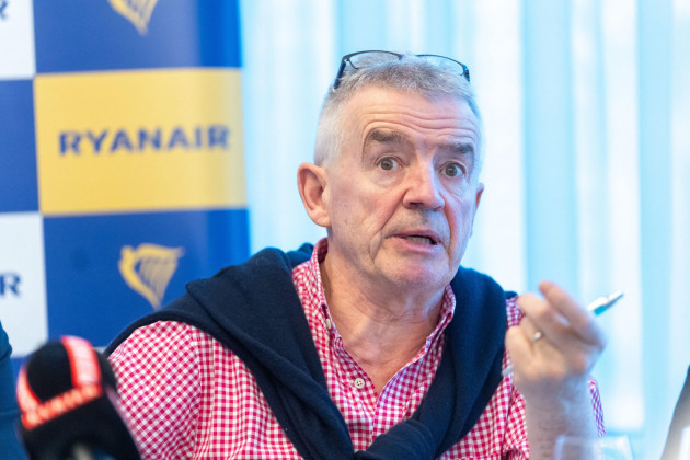 Michael O'Leary warns of jet fuel supply disruption from May if war in Iran persists
