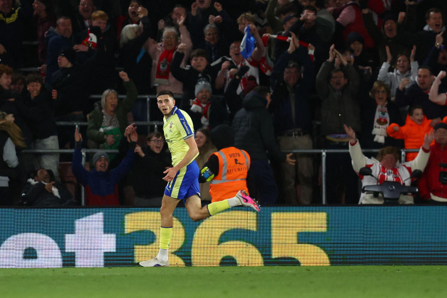 Unbelievable scenes as Championship side Southampton stun Arsenal
