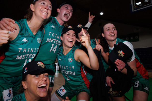 Trinity Meteors triumph over UCC Glanmire 87-81 in a thrilling Women’s Super League final
