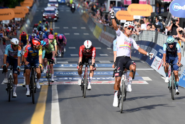 Narvaez wins Giro stage four as Ciccone takes leader's pink jersey