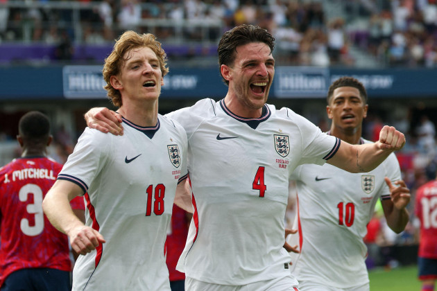 England earn comfortable World Cup friendly win over Costa Rica after thunderstorm