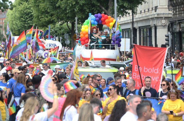 Dublin celebrates Pride with parade, performances and packed city streets