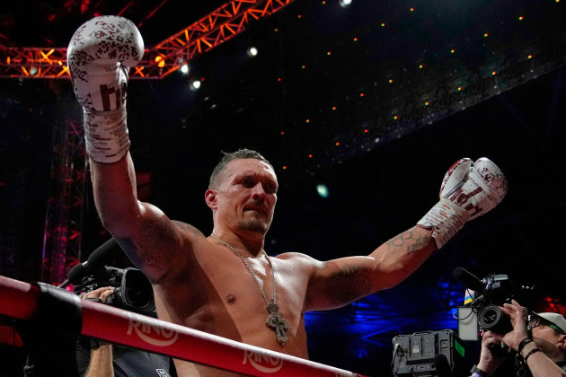 Usyk to relinquish world title belts but insists he is not retiring