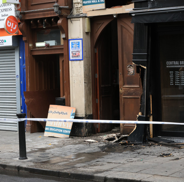 Man in his 40s charged in connection with arson attack on Islamic prayer hall in Dublin