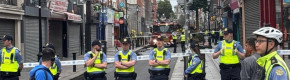 Emergency services battle fire at Islamic prayer hall in Dublin city