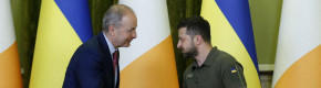 Volodymyr Zelenskyy will be in Dublin today for the launch of Ireland's EU presidency