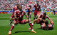 Qatar captain heads 94th-minute equaliser to earn country's first World Cup point