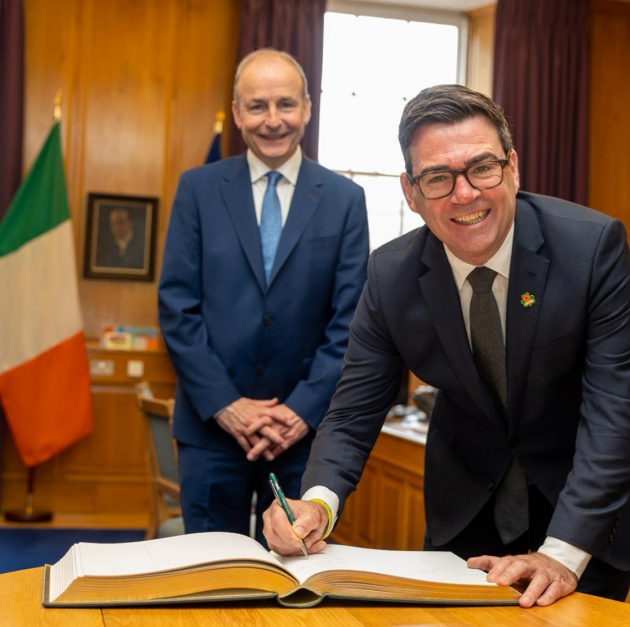 If Andy Burnham gets into Number 10, Ireland won't need an introduction