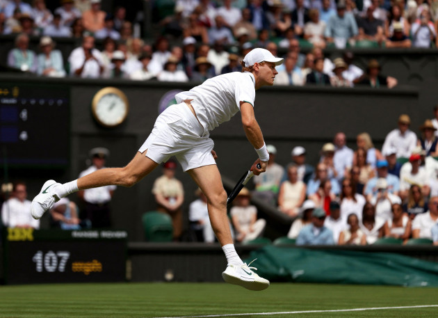 Defending champion Sinner survives scare to progress at Wimbledon