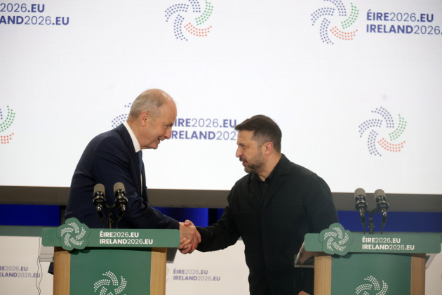Taoiseach to meet Zelenskyy in Ukraine today amid recent intensification of Russian strikes