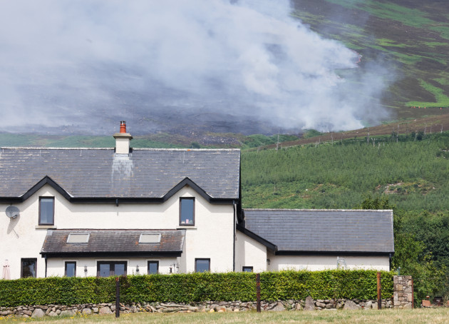 Firefighters ramp up ground operations as they continue to battle Slievenamon wildfire