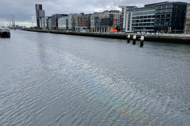 It’s happened again: Second leak into River Liffey discovered close to Samuel Beckett Bridge
