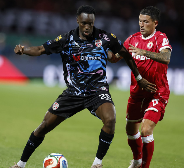 Late goal gives Derry City hope after first leg defeat to CSKA Sofia