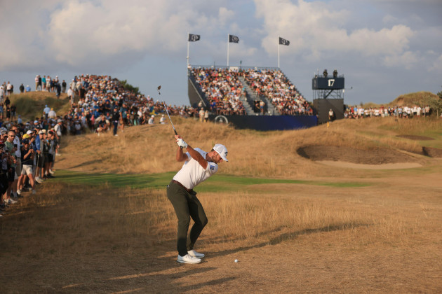 The Open: Sam Burns leads ahead of final round, Shane Lowry six back
