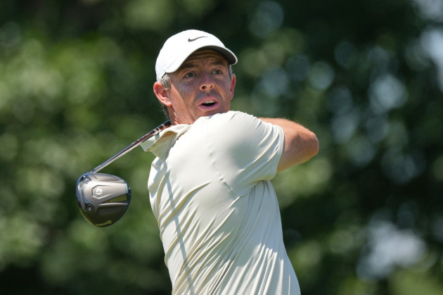 Rory McIlroy finds form to share early clubhouse lead at BMW Championship