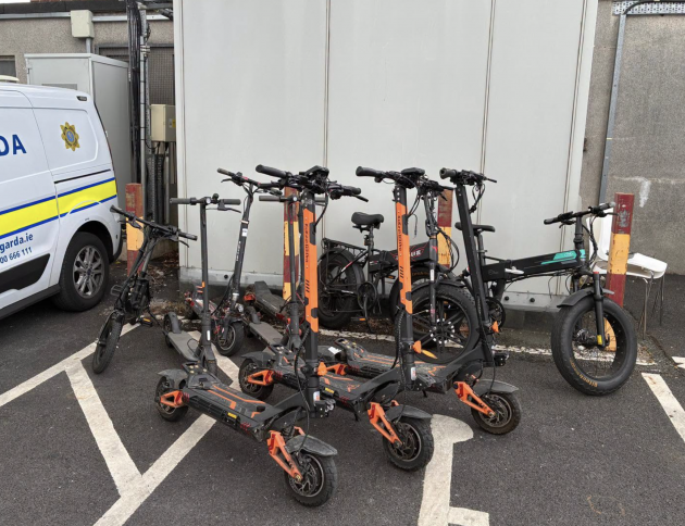 Over 160 e-bikes and e-scooters among seizures during garda day of action